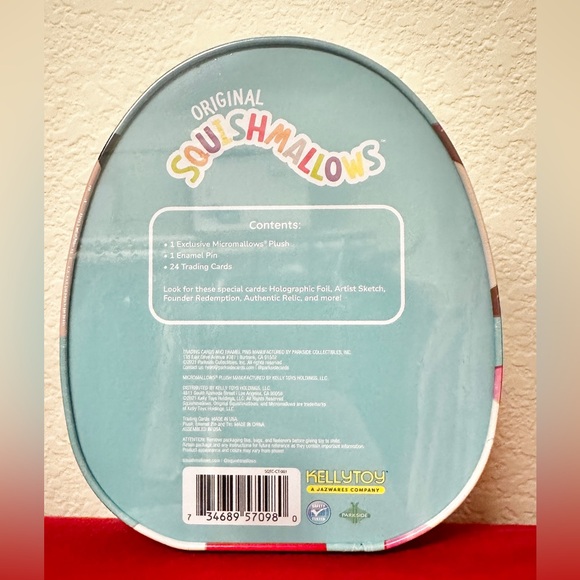 Squishmallow BABS the BLUE BIRD COLLECTOR’S TIN NEW UNOPENED - Picture 2 of 5